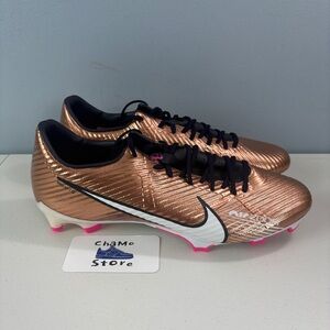Nike Zoom Vapor 15 Academy FG/MG Soccer Shoes Copper DR5941 810 Men's Sz 10.5
